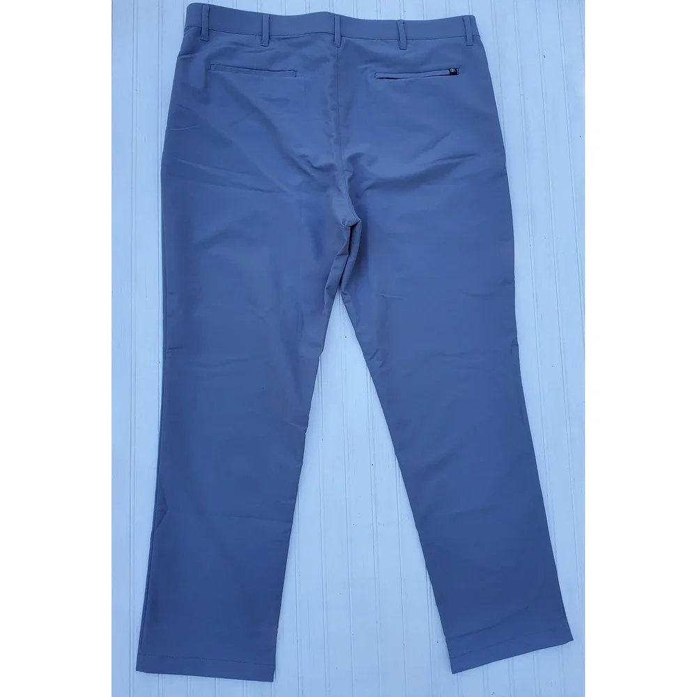 Banana Republic Core Temp Slim Fit Pants Mens 38x30 Blue Gray‎ Performance Chino